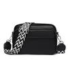 Bolsa Transversal de Ombro Único Multicamadas Transfronteiriça para Mulheres, Feita de Couro Bovino de Camada Superior, Grande Capacidade, Couro Genuíno, Versátil, Adequada para o Dia a Dia, Bolsa Transversal para Mulheres