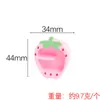 Juguete de Comida DIY Gabinete de Almacenamiento de Fresas Caja de Almacenamiento de Simulación Fabricante de Modelos Miniatura de Moda En Stock Pieza de Decoración de Accesorios de Resina