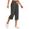 Pantalones Elásticos de Color Sólido Casuales Cortos para Mujer 2025 Amazon Sitio Web Independiente Europeo y Americano