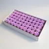 Dia das Mães Quatro Camadas Mini Pequena Flor de Sabão Rosa Cabeça de Flor Buquê Flor de Sabão Polegar Unicórnio Material DIY Atacado