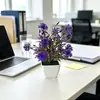 Nueva planta artificial de diente de león en maceta de 10 piezas para decoración de jardín de balcón interior, adorno de mini bonsái de flor artificial