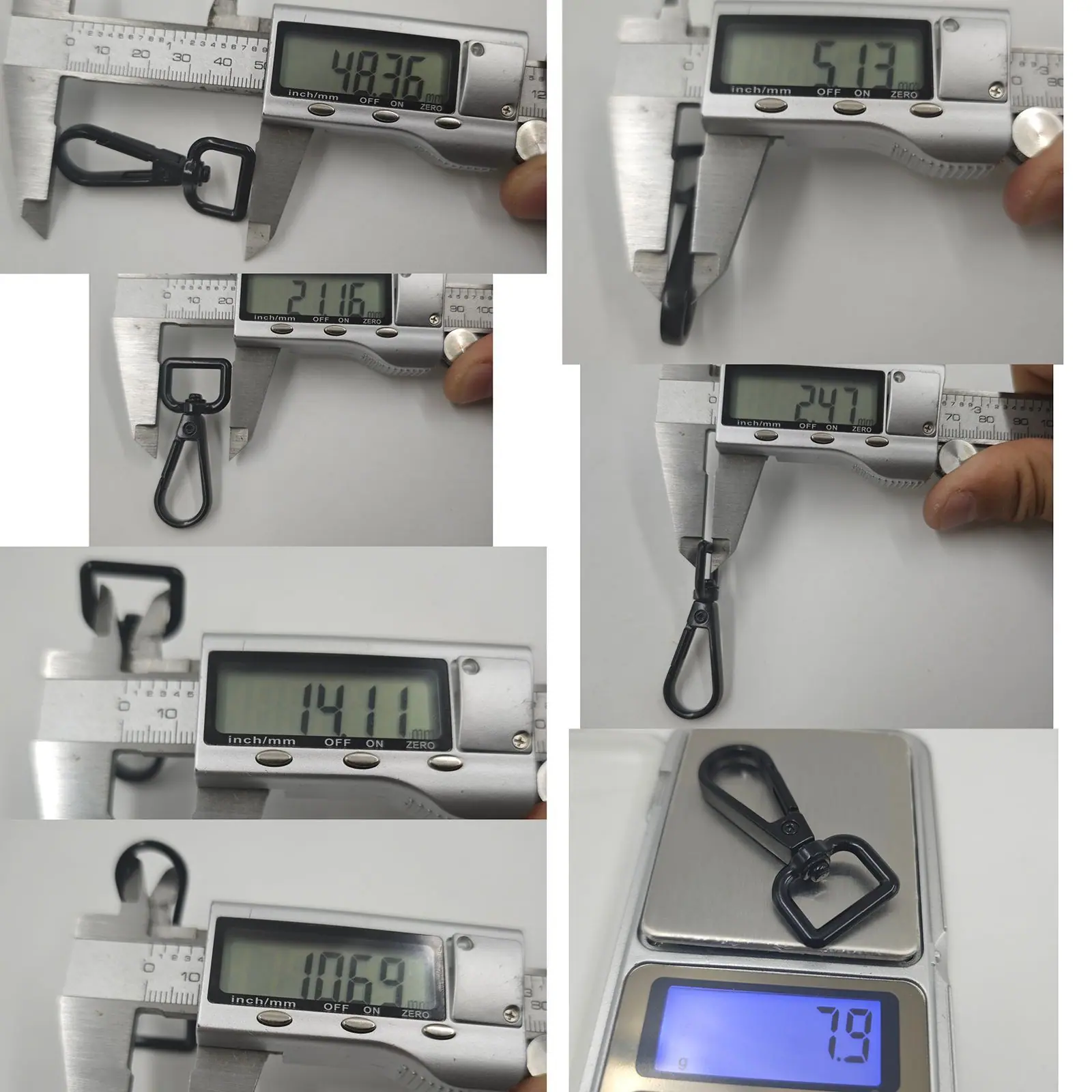 锌合金钩扣狗扣方尾板扣