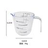 Herramientas de horneado calientes de fábrica taza medidora de plástico cilindro medidor transparente taza medidora con escala