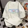 Camiseta Divertida con Estampado de Manga Corta para Mujer, Diseño Retro Coreano de Nicho, Nuevo Estilo Verano 2025, Top Estilo Lazy Ins