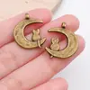 Mistura de 20 Pingentes Bronze Retrô Gatinho Fofo Animal Artificial Pingentes de Liga Garra de Gato Acessórios para Joias DIY