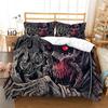 Juego de ropa de cama de tres piezas con estampado digital, estampado de calavera, comercio exterior de Amazon, textil para el hogar, colcha de cuatro piezas