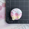 Acessórios de Resina Estilo Antigo Rosquinha Brinquedo Alimentício Artificial Grampo de Cabelo Chaveiro Capa de Celular Acessórios Criativos Material DIY