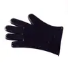 Guantes de silicona cuadrados redondos de 130 g para horno microondas, hornear, forma de corazón, aislamiento de alta temperatura, anti quemaduras, antideslizantes, de cinco dedos, cocina
