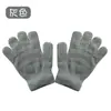 Guantes de Punto Cálidos para Niños en Stock para Edades 5-10, Color Sólido, Adecuados para Escribir, Forro de Felpa Acrílica, Más Vendidos, Engrosados para Protección contra el Frío