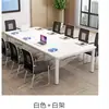 Mesa de conferência, mesa longa, mesa de escritório retangular moderna e simples, mesa de negociação, mesa longa, bancada de trabalho, mesa de treinamento de funcionários