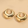 Brincos de joias de aço de titânio minimalista transfronteiriço Light Luxury Luxury Elegant Fashion Elegant Jewelry Brincos para mulheres