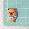 Novo Chapéu Cachecol Fofo de Contas Desenho Capivara Contas de Borracha Corrente de Celular DIY Acessórios para Caneta Atacado