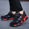 Zapatos para niños al por mayor otoño e invierno nuevos de felpa, algodón, cuero, zapatos de moda, zapatos de moda Forrest Gump, zapatos casuales para niños, deportivos, para correr