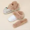 Cubiertas de Algodón para Zuecos de Tubo Largo de Invierno, Extraíbles y Lavables, Engrosadas, Cálidas y con Forro Interior de Felpa
