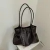 Bolsa Tote Ruien simples para o dia a dia, grande capacidade, nova, estilosa e elegante, bolsa de ombro casual