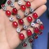 Pulsera de calcedonia tipo hielo al por mayor con incrustaciones de plata pulsera de moda para mujer ágata jade jade regalo suministro en vivo