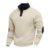 25 Amazon Americana Transfronteiriça Nova Combinação de Cores Primavera e Outono Solta Casual Forrada com Fleece Gola Grande Pulôver Manga Longa Moletom