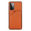 Adequado para Samsung M80s, suporte para cartão com sensação de pele, capa protetora para celular M51, suporte para cartão A31, carteira com fivela dupla, capa protetora resistente a quedas