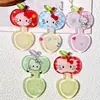 Dibujos Animados Hielo Transparente Manzana Cuchara Acrílico Accesorios Diadema Pasador Funda de Teléfono Celular Parche Agujero Zapato Flor Accesorios
