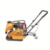 Compactadora de Placa Vibratoria Manual Móvil para Concreto Asfalto Pavimento Compactadora Pequeña Diésel Gasolina Placa Vibratoria