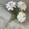 Decoración suave de estilo europeo para salón de bodas, peonía, flor falsa, tela de seda individual de tres tenedores, peonía Tianzhu, flor para fotografía