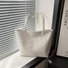 Bolsa de Grande Capacidade para Mulheres 2024 Nova Bolsa de Ombro de Couro Macio nas Axilas Bolsa Tote Vintage para Mulheres de Trabalho para Todos os Jogos