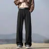 Personalizado/2026 Otoño Nuevo Estilo Coreano Sencillo Caídos Pantalones de Hombre Sueltos Talla Grande Rectos Pantalones Casuales HK9