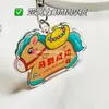 Lindo Colgante de Llavero Acrílico Pequeño de Regalo con Diseño de un Caballo y Mochila de Dinero para el Año del Caballo, Adecuado para Mochilas y Amigos