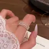 Anel Exquisito com Borda de Renda Estilo Francês, Design Delicado de Nicho, Anel para Dedo Indicador, Anel Versátil Vintage, Anel de Moda Empilhável