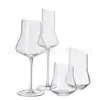 Conjunto de Decantador Transparente Inclinado Soprado à Mão + Taça de Vinho Tinto e Taça de Champagne, Utensílios de Vidro para Vinho para Uso em Hotel e Restaurante