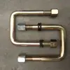 Arado hidráulico de volteo para tractor, arado de barra, rotocultivador, arado de subsuelo, clip en forma de U, abrazadera fija, surcador de disco