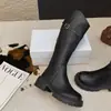 Novas botas de equitação de outono com sola grossa para emagrecer, botas Martin, sapatos de tamanho pequeno para mulheres, não excedendo 2026, botas longas, botas de cano alto