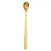Cuchara Cuadrada de Acero Inoxidable Taza Creativa Mango Largo Cuchara para Hielo Cuchara para Café Cuchara Mezcladora Cuchara de Regalo Cuchara para Postre Cuchara de Mesa