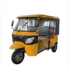 Exportar tuk-tuk elétrico de três rodas para seis passageiros, veículo elétrico de três rodas com capota para áreas cênicas