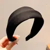 Diadema Ancha de Punto para la Parte Superior de la Cabeza Estilo Hong Kong de Yi Mengling Diadema de Punto para Mujer para Mostrar la Cara Pinza para Cabello Pequeña y Peluda Diadema Accesorios para la Cabeza