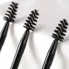 Pincel para Pó de Sobrancelha Preto Atacado Pincel de Sobrancelha Pincel de Cílios Pincel de Olho Um Pincel Multiúso Fácil de Carregar Maquiagem Uniforme Natural 8