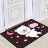 Tapete para Pies Tapete de Entrada para Puerta al Piso Venta al por Mayor Hogar Baño Cocina Inodoro Tapete para Pies Alfombra para Dormitorio Tapete de Entrada