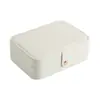Caja de Joyería Rectangular Sencilla para Anillos y Pendientes, Caja de Regalo Personalizable con Logo, Estampado en Caliente en Oro o Plata