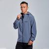 Chaqueta deportiva de otoño para exteriores, ropa deportiva de una sola capa para hombre, resistente al viento, impermeable, traje de montañismo deportivo con impresión de logotipo.