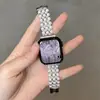 Adecuado para Correa de Apple Watch Correa de Apple Watch Aleación de Perla Correa de iWatch