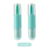 Brocha Retráctil 4 en 1 Meili Di, Brocha para Sombras de Ojos, Brocha Individual para Polvos Sueltos, Brocha Multifuncional para Fijar Maquillaje, Retráctil y Portátil