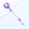Porta-cartões transfronteiriço retrátil easy-pull fivela diy frisada Enfermeira Crachá certificado chaveiro fácil-pull fivela de cabo