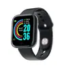 Pedidos de comercio electrónico nacionales y extranjeros Y68 pulsera inteligente D20 pantalla a color monitor de frecuencia cardíaca presión arterial sueño podómetro reloj deportivo