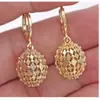 Brincos de Bola Vazada de Cobre para Aliexpress Transfronteiriços Banhados a Ouro Ins Estilosos Novos Europeus e Americanos Mais Vendidos Pequenos Brincos de Joia Brincos