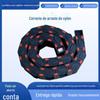 Máquina-ferramenta plástica nylon arraste corrente ponte fechada Cabo trunking rosqueamento máquina de gravação industrial esteira tanque corrente