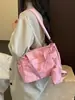 Bolso tote minimalista de estilo coreano de gran capacidad, bolso de hombro para mujer para ir al trabajo, bolso de mano de lona, bolso cruzado portátil para que los estudiantes lo usen en clase