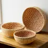 Cesta de bambú importada de Vietnam cesta tejida a mano cesta de almacenamiento cesta de frutas cesta decorativa para el hogar decoración cesta de almacenamiento para la cocina