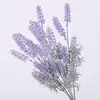 Buquê de Lavanda Simulada, Material PE de Alta Simulação, Decoração Interna e Externa, Ornamentos de Flores Plásticas de Fábrica de Origem