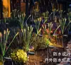 Luz de vara de bolhas solar, luz de solo externa, luz de pátio, luz de gramado à prova d'água, luz de paisagem, luz de junco para jardim e villa