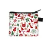 Bolsas de Navidad Transfronterizas Bolsas de Navidad Estilo Nuevo Bolsos para Niños Caricatura Mini Billetera Tarjeta Linda Estampada